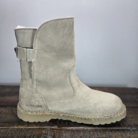 NEW Birkenstock Uppsala Womens 5 EU 36 Regular Shearling Casual Boots Gray - Picture 7 of 10